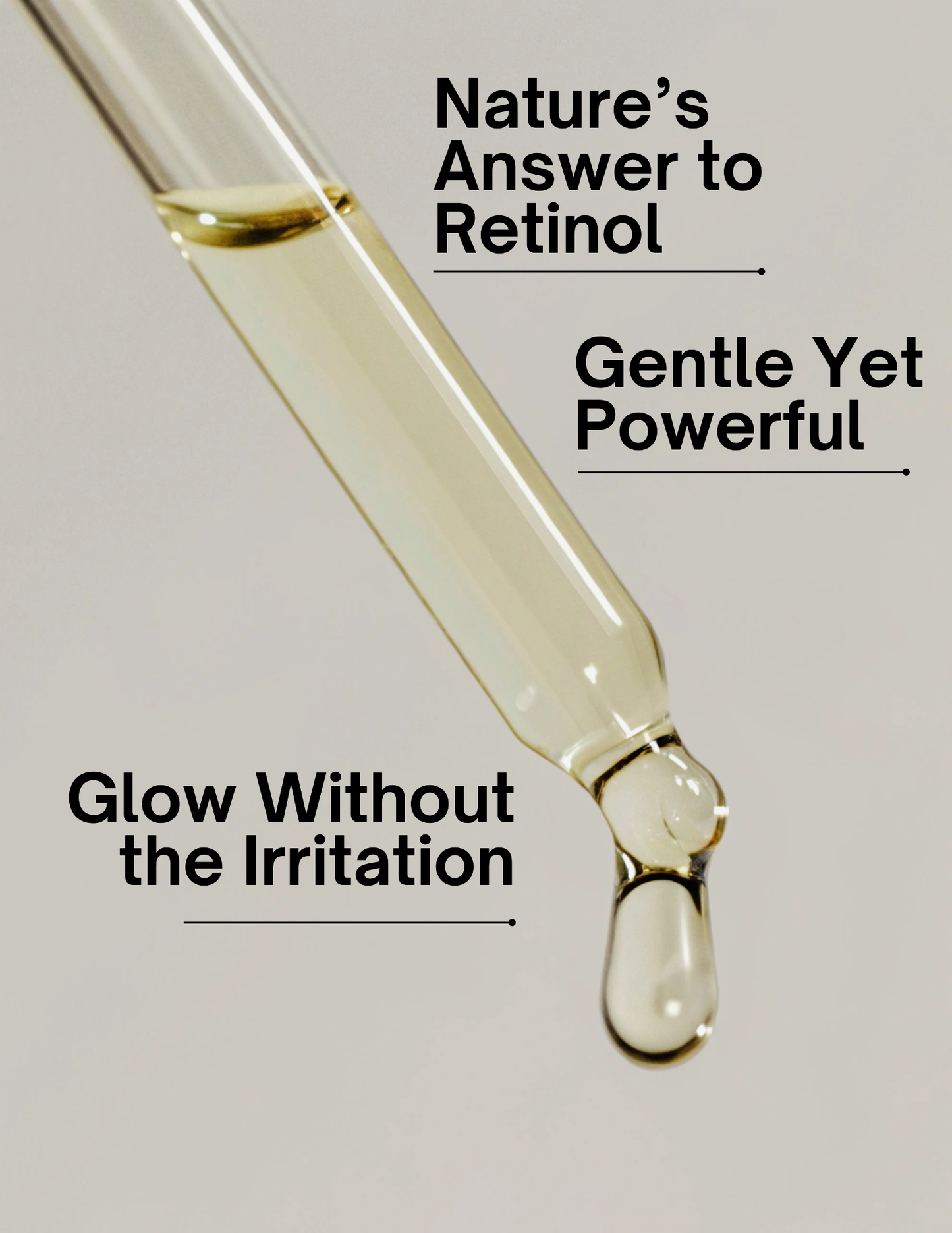 Discover the Natural Retinol Alternative Oil Serum—your gentle, plant-powered solution for aging skin. This nourishing skincare product supports firmness, reduces fine lines, and boosts radiance. A must-have it skin care product, perfect for mature, dull, or dry skin seeking natural glow and the best skin care products
