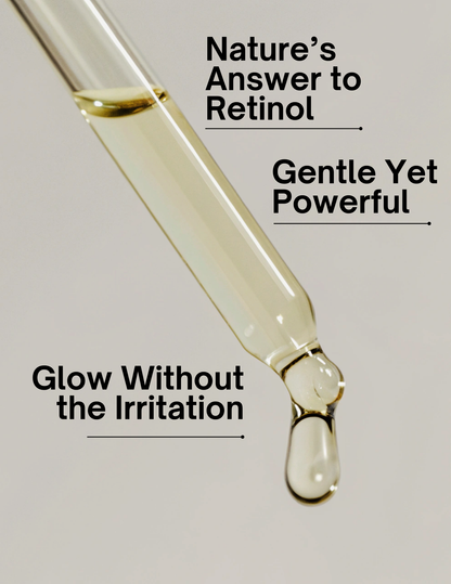 Discover the Natural Retinol Alternative Oil Serum—your gentle, plant-powered solution for aging skin. This nourishing skincare product supports firmness, reduces fine lines, and boosts radiance. A must-have it skin care product, perfect for mature, dull, or dry skin seeking natural glow and the best skin care products